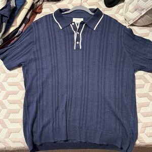 AE Men's Navy Polo Shirt